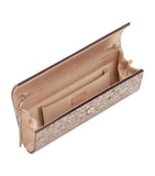Jimmy Choo gold-toned glitter Sweetie clutch - British product