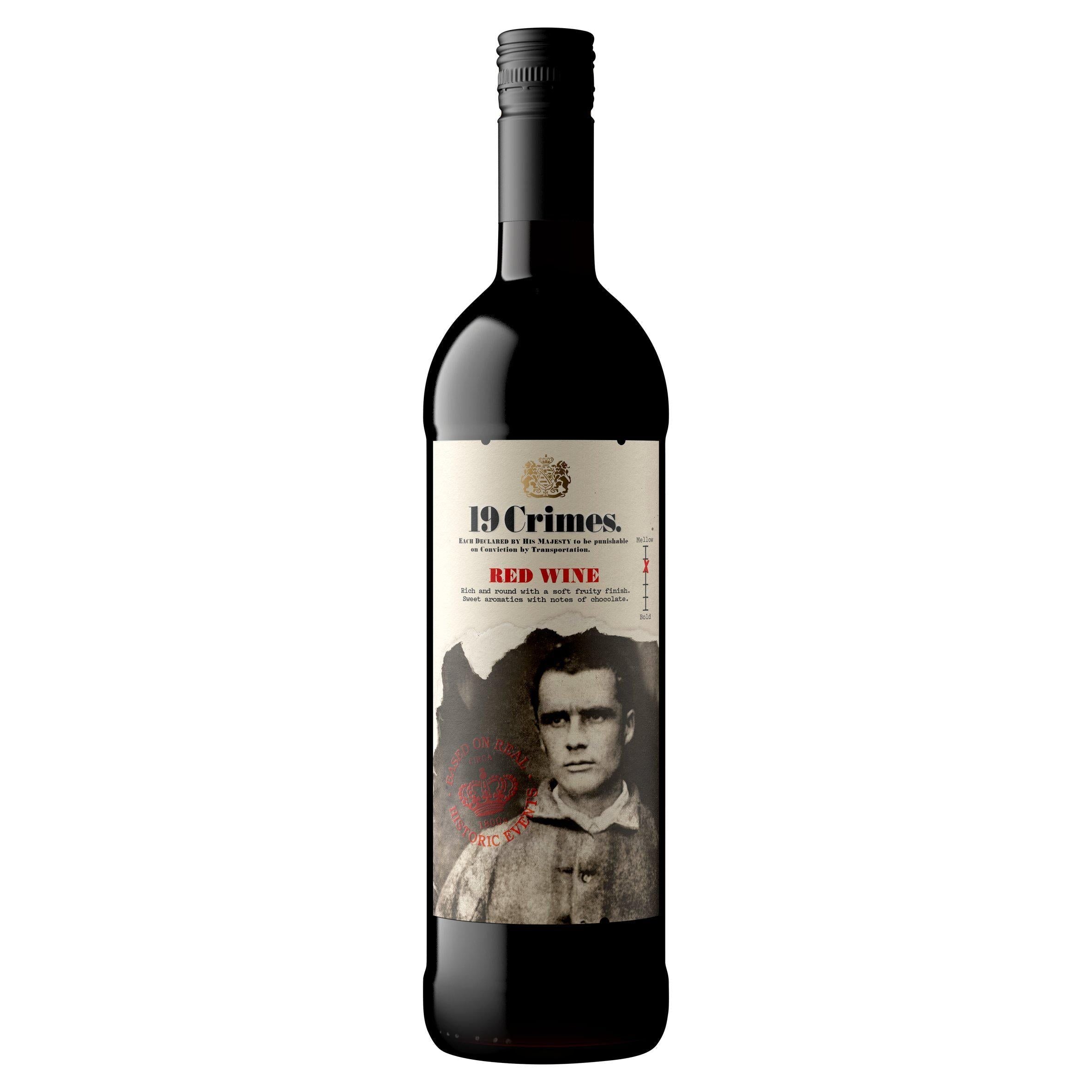 19 Crimes Red Wine 75cl - McGrocer