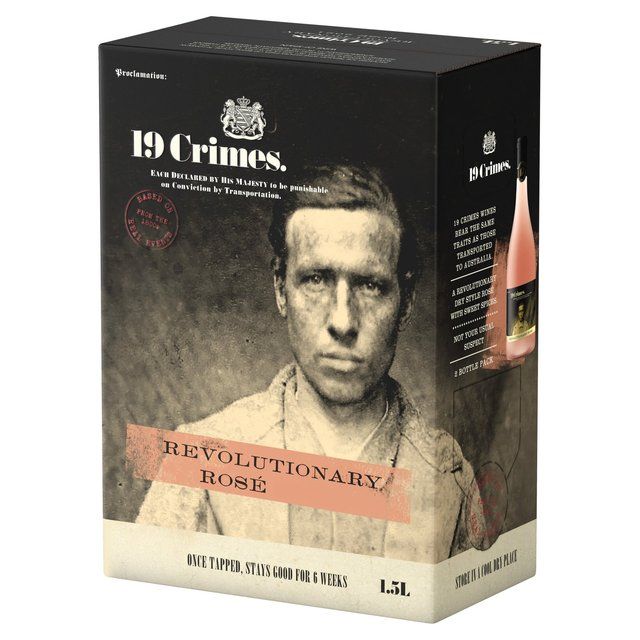 19 Crimes Rose Bag in Box 1.5L - McGrocer