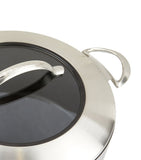 Scanpan ceramic titanium Dutch oven with glass lid, 26cm, 6.5L capacity (British brand)