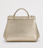 Dolce&Gabbana Kids leather top-handle bag, imported from the UK