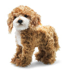 Steiff Cockapoo plush dog toy with mohair fur, 27cm (British brand)