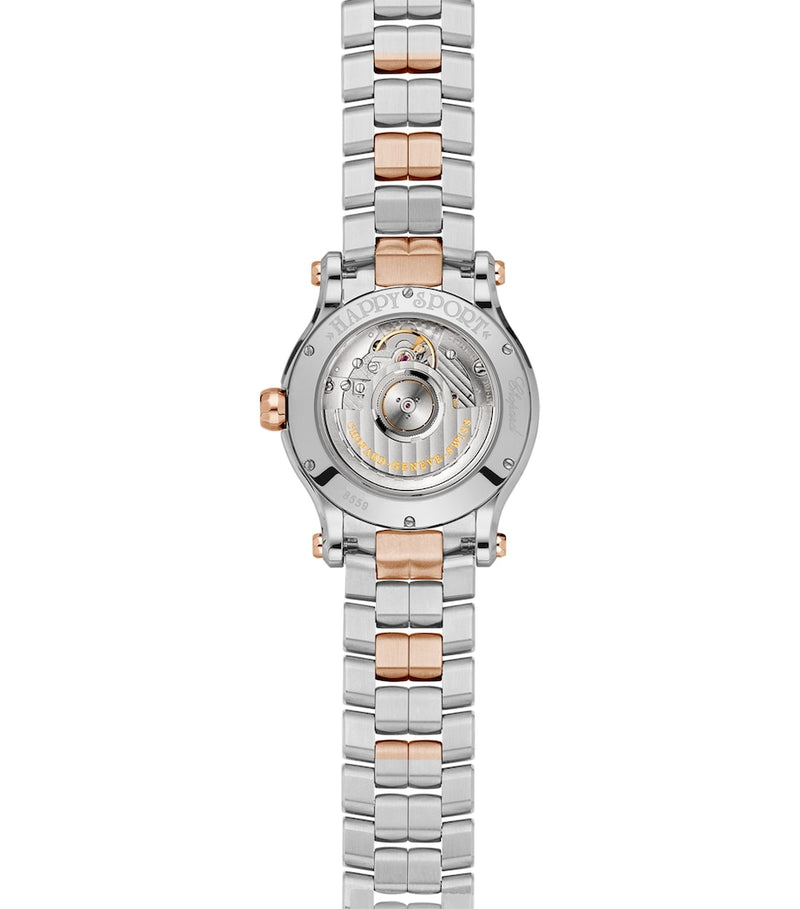 Chopard Happy Sport automatic watch 36mm rose gold stainless steel, UK version