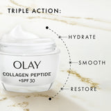 Olay collagen peptide 24 facial cream 2 x 50ml (British brand)