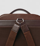 Aspinal of London Pebble Leather Reporter backpack, imported from the UK