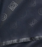 Giorgio Armani silk jacquard scarf 78x204cm, UK version