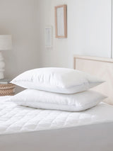 Next Set of 2 Sleep In Silk Medium 100% Cotton Pillows- Buy online at McGrocer