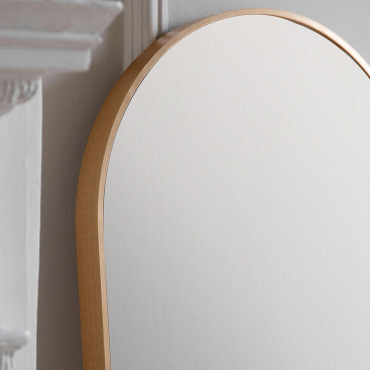 Gallery gold leaner mirror 150 cm - British product