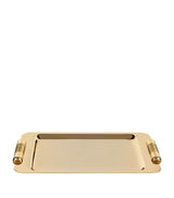 Harrods Zodiac Cylinder Gold-Plated Bathroom Tray- Buy online at McGrocer