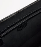 Saffiano Leather Briefcase with Compartmentalised Interior 30x40x7cm