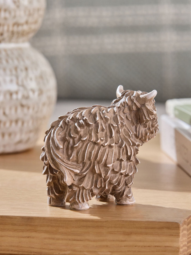 Hamish Highland cow miniature ornament figurine 9cm, imported from the UK
