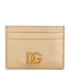 Dolce&Gabbana laminated calfskin logo card holder, UK version