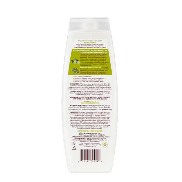 Palmer's Olive Oil Formula Shine Therapy Conditioner, imported from the UK