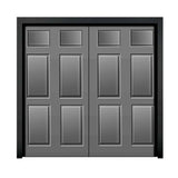Costco UK Cardale Sheraton Grey Single Door Canopy Up-and-Over Garage Door up to 2.286 metres width- Buy online at McGrocer