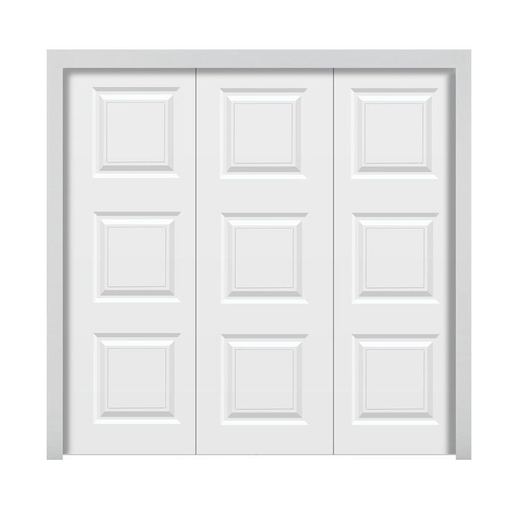 Cardale white canopy garage door steel made to measure - British product