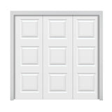 Cardale white canopy garage door steel made to measure - British product