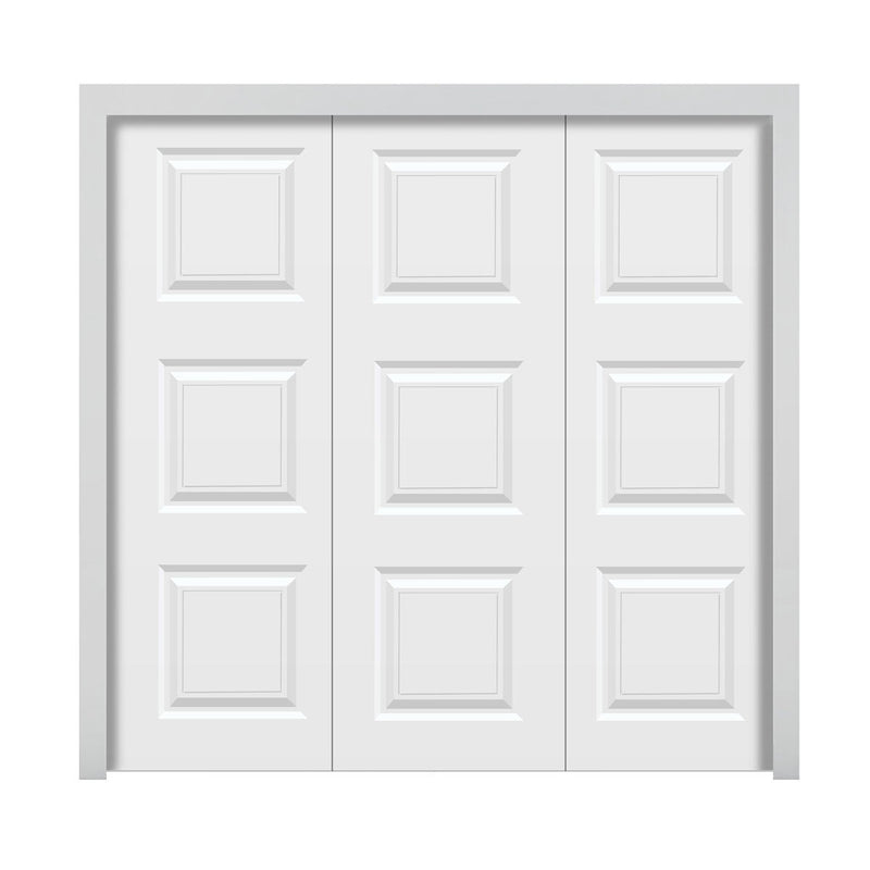 Cardale white canopy garage door steel made to measure - British product