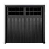 Cardale Black Bedford retractable garage door imported from the UK