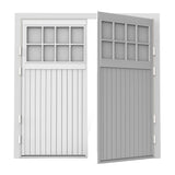 Costco UK Cardale White Bedford Side Hinge Garage Door up to 2.546m Wide- Buy online at McGrocer