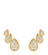 Harrods Boucheron Serpent Bohème Yellow Gold and Diamond Three Motifs Earrings- Buy online at McGrocer