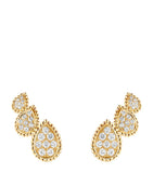 Boucheron Serpent Bohème yellow gold diamond earrings (British brand)