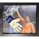 Allstarsignings Ederson signed framed goalkeeper glove 60x50cm - British product