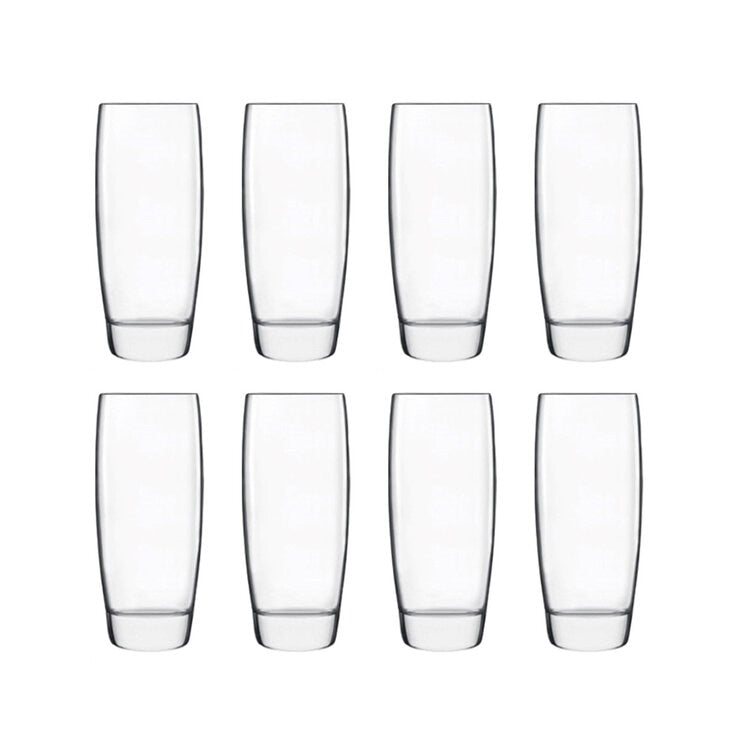 Luigi Bormioli Michelangelo hi-ball glasses 435ml 8 pack (British brand)