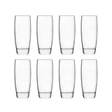 Luigi Bormioli Michelangelo hi-ball glasses 435ml 8 pack (British brand)