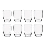 Luigi Bormioli Michelangelo D.O.F glasses 345ml 8 pack (British brand)