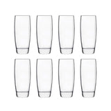 Luigi Bormioli Michelangelo hi-ball glasses 435ml 8 pack (British brand)