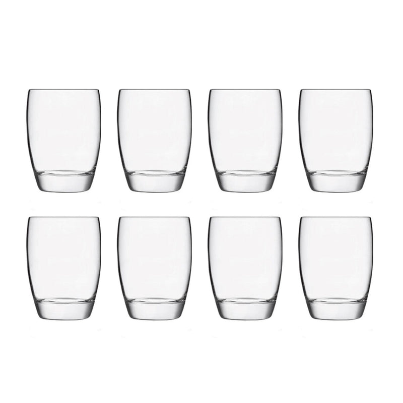 Luigi Bormioli Michelangelo D.O.F glasses 345ml 8 pack (British brand)