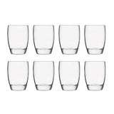 Luigi Bormioli Michelangelo D.O.F glasses 345ml 8 pack (British brand)