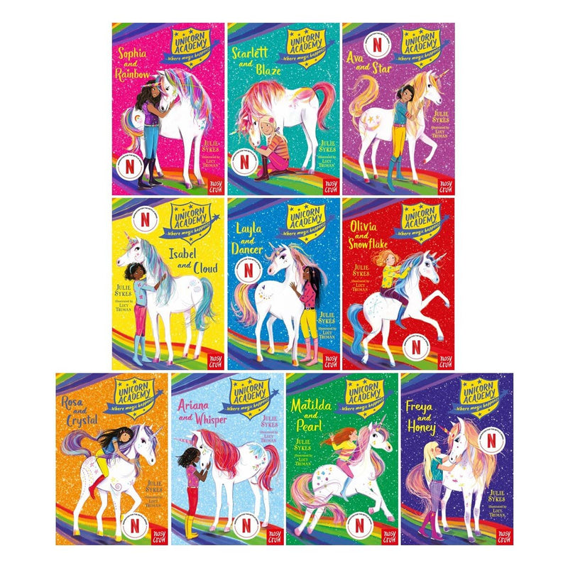 Unicorn Academy 10-book collection for children, imported from the UK