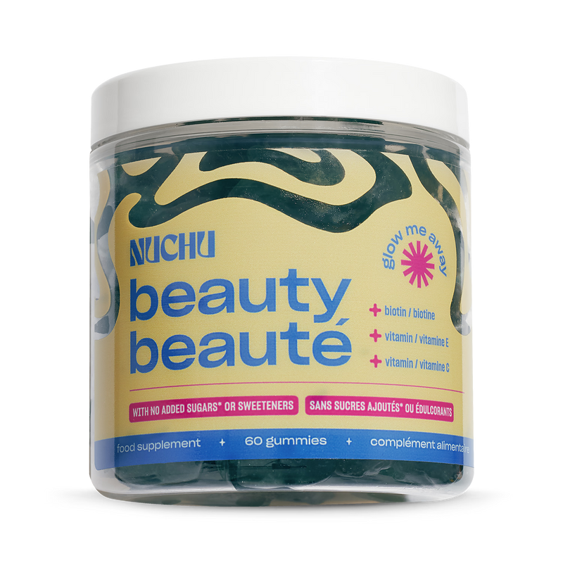 Nuchu Beauty gummies with Biotin 60 count (British brand)