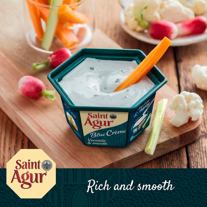 Saint Agur blue cheese spread Blue Crème 150g (British brand)