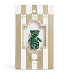 Harrods jointed bear pin badge, UK version