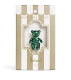 Harrods jointed bear pin badge, UK version