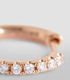 Anita Ko single huggie earring rose gold diamond, imported from the UK