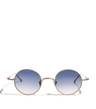 Matsuda M3168 round sunglasses in titanium, UK version