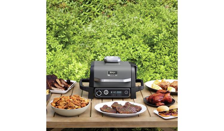 Ninja Woodfire Electric BBQ Grill and Smoker, imported from the UK