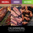 Ninja Woodfire Electric BBQ Grill and Smoker, imported from the UK