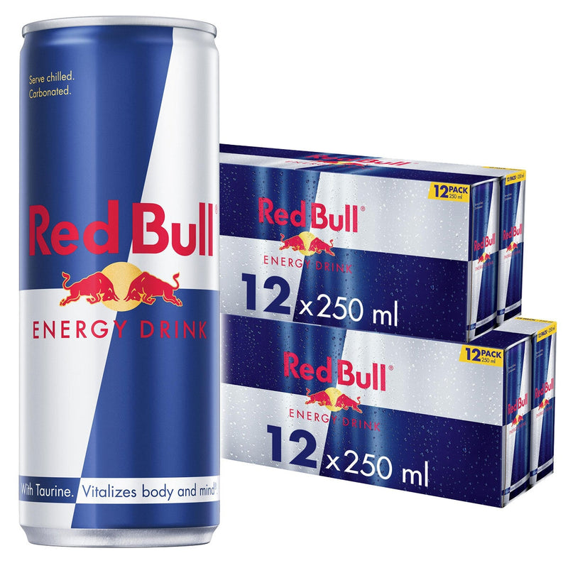 Red Bull energy drink multipack 24 x 250ml, imported from the UK