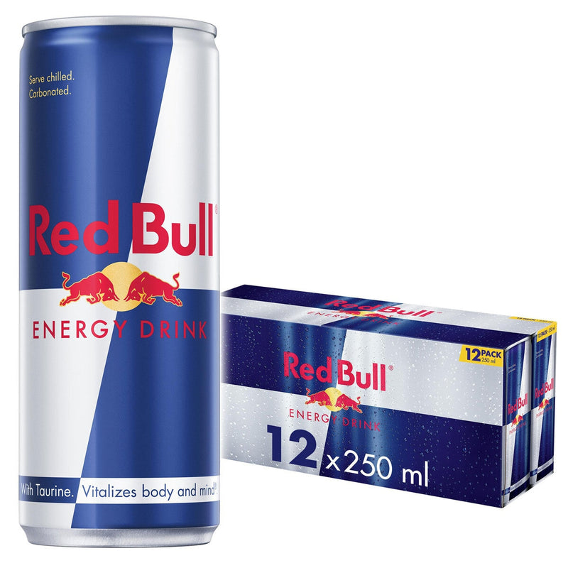 Red Bull energy drink multipack 24 x 250ml, imported from the UK