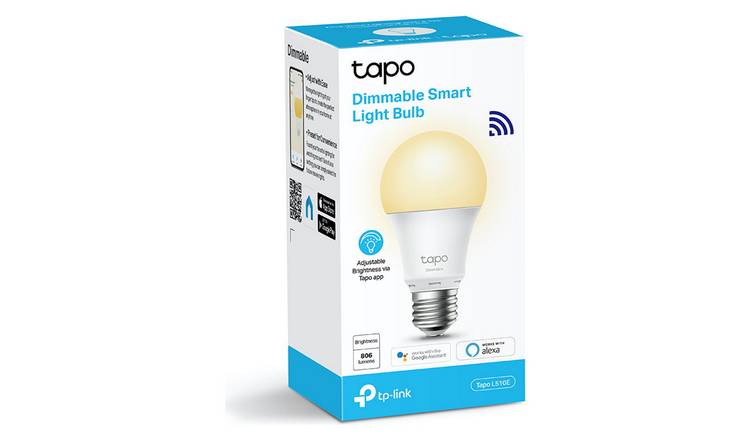 Tapo smart Wi-Fi LED light bulb E27 (British brand)