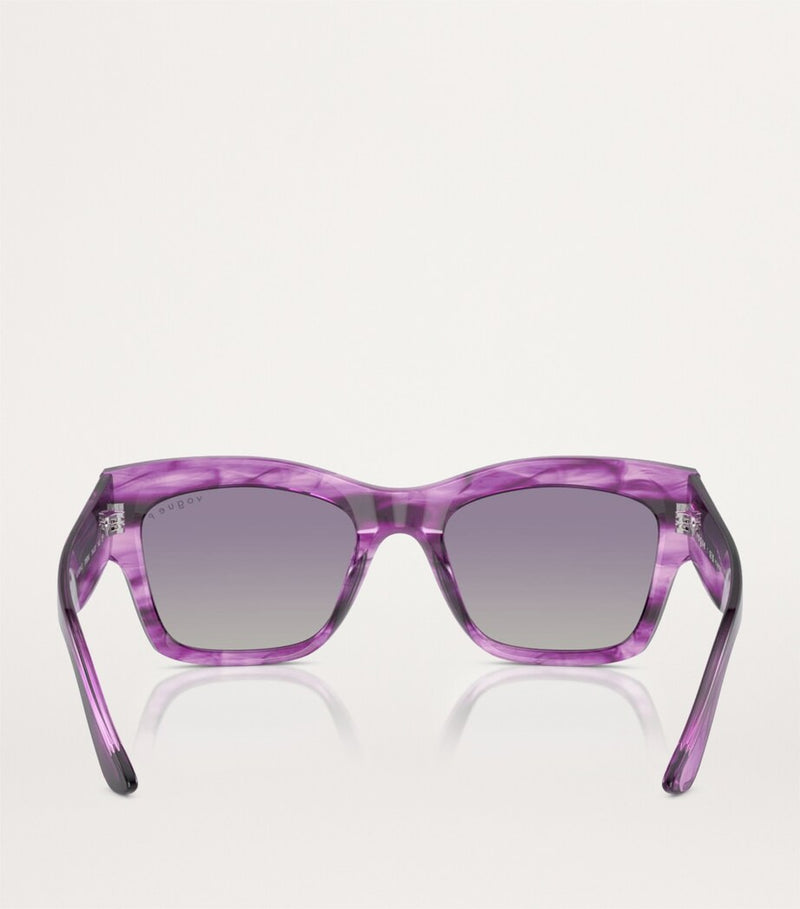 Vogue acetate sunglasses VO5524S with gradient lenses, UK version