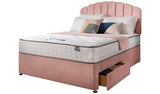 Silentnight Middleton Double 2 Drawer Divan Bed in Pink