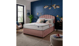 Silentnight Comfort Kingsize 2 Drawer Divan Bed with Mattress and Headboard in Pink
