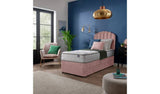Argos Silentnight Middleton Single Memory Foam Divan Bed Set with Headboard in Pink- Buy online at McGrocer