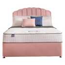 Silentnight Double Memory 2 Drawer Divan Bed Set in Pink (British brand)