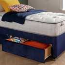 Silentnight Middleton Single 2 Drawer Divan Bed - Blue